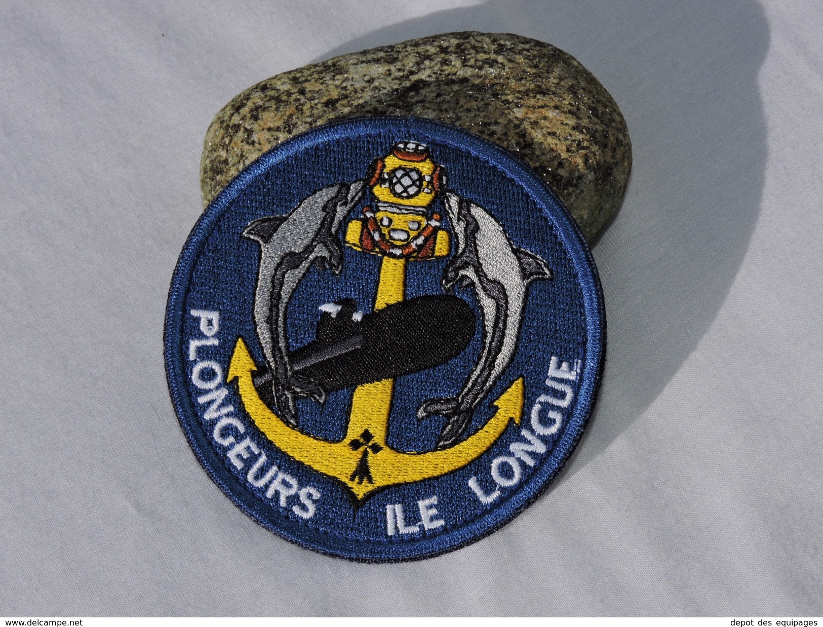 PLONGEURS ILE LONGUE - RARE PATCH -  100% état Neuf - Marine