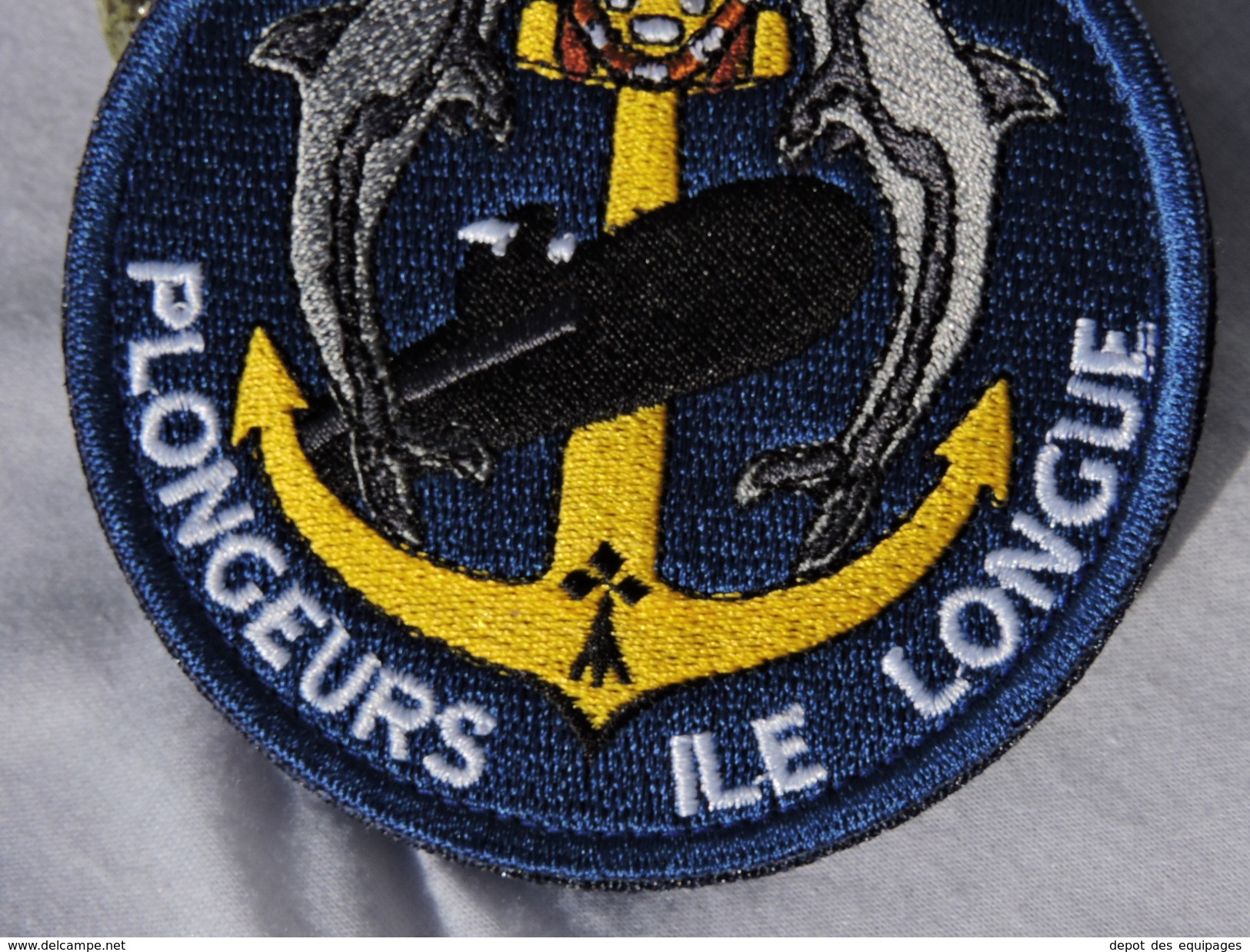 PLONGEURS ILE LONGUE - RARE PATCH -  100% état Neuf - Marine