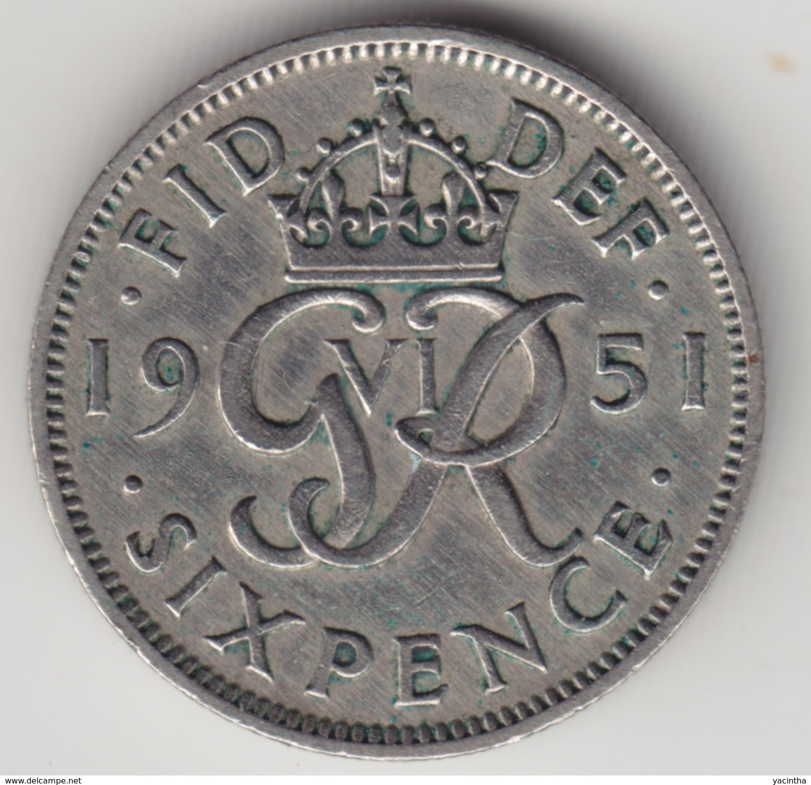 @Y@    Groot Brittanië   6  Pence  1951    (4472) - Andere & Zonder Classificatie