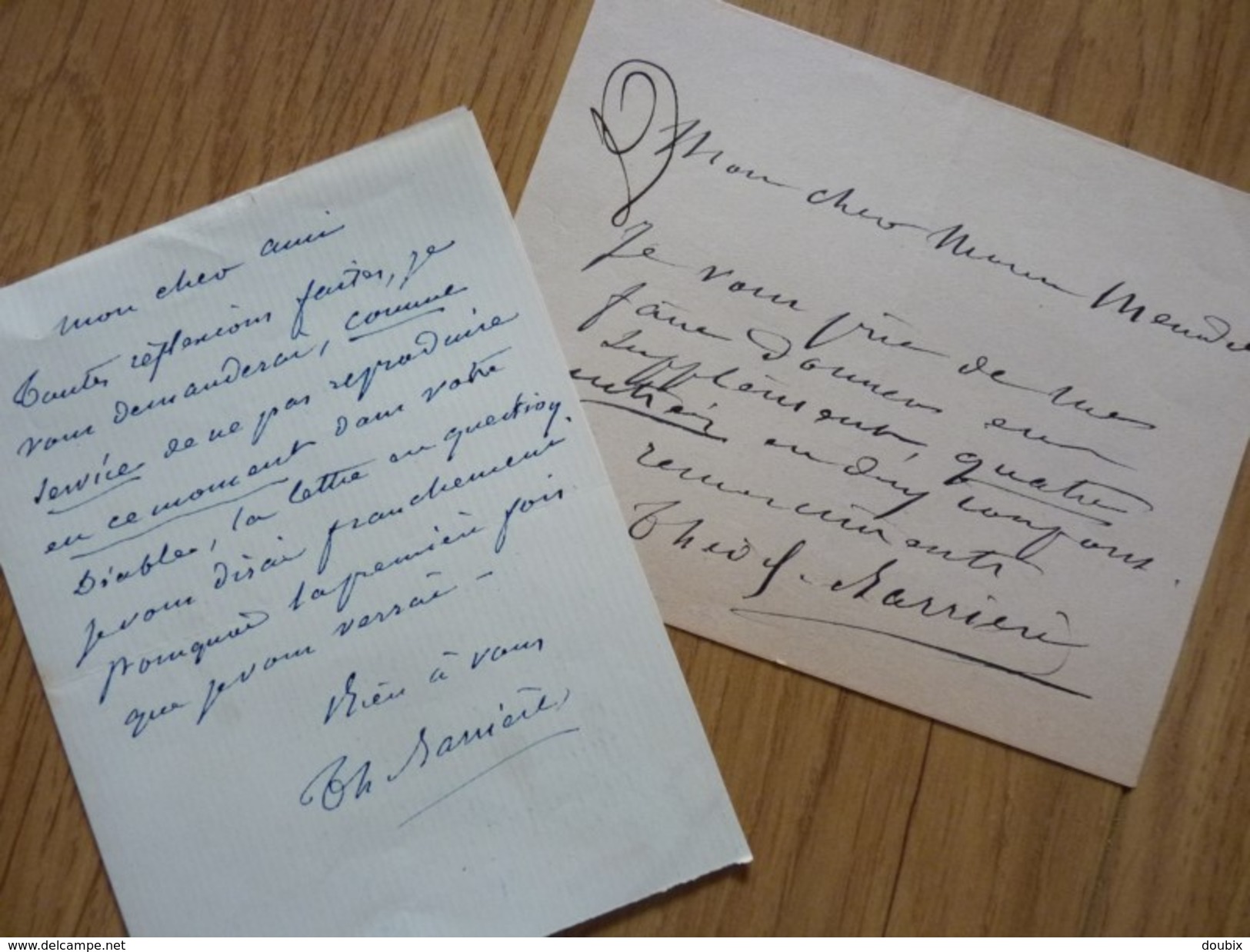 Théodore BARRIERE (1821-1877) Auteur Dramatique. Vaudeville. AUTOGRAPHE - Altri & Non Classificati