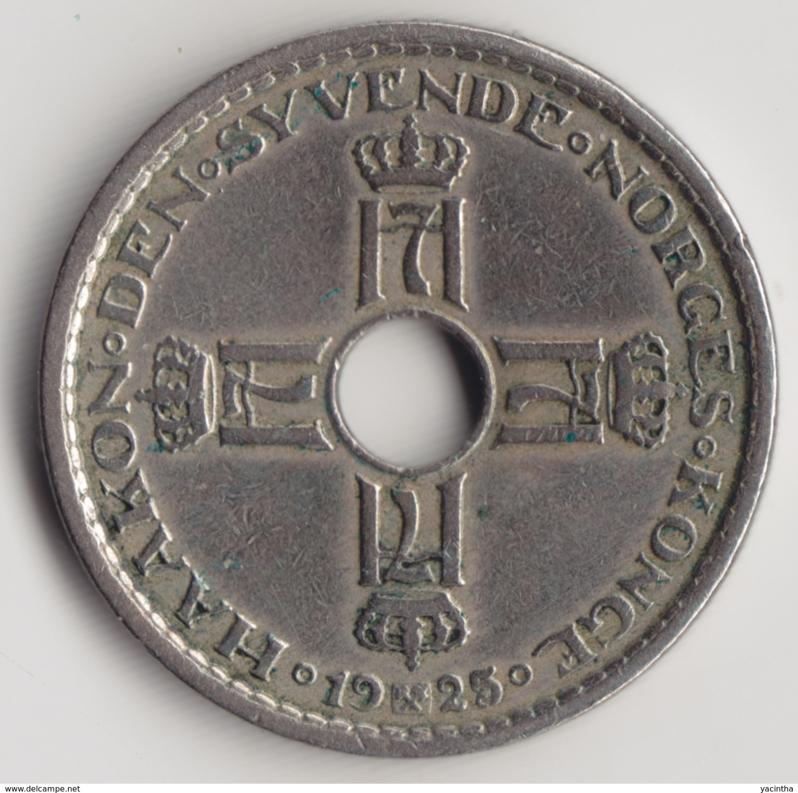 @Y@   Noorwegen  1  Krone  1925       (4491) - Noorwegen