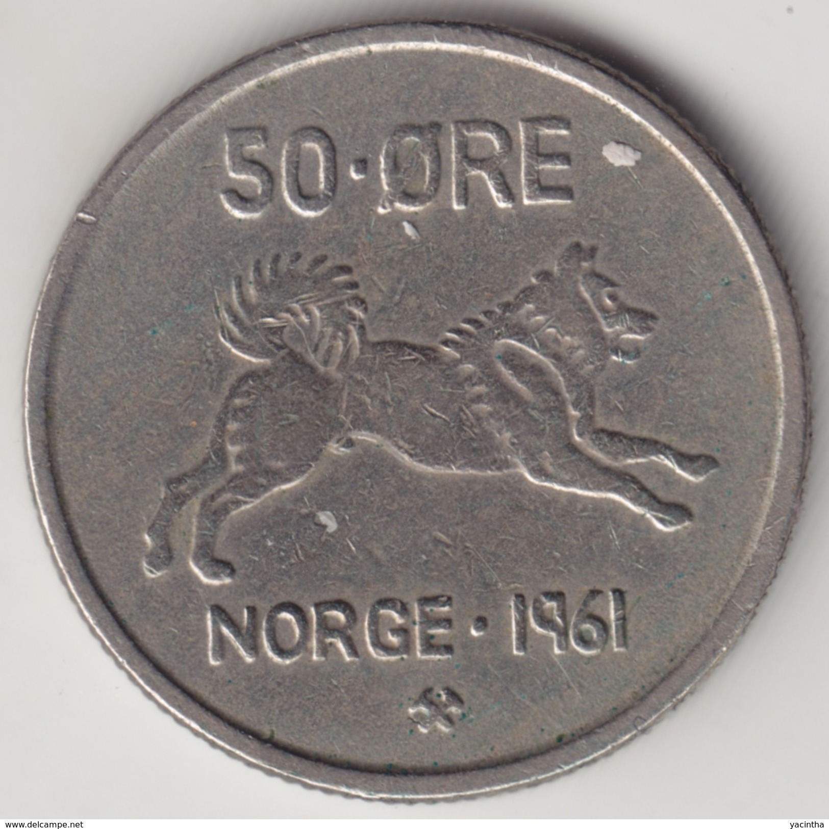 @Y@   Noorwegen  50 Ore  1961        (4494) - Norwegen