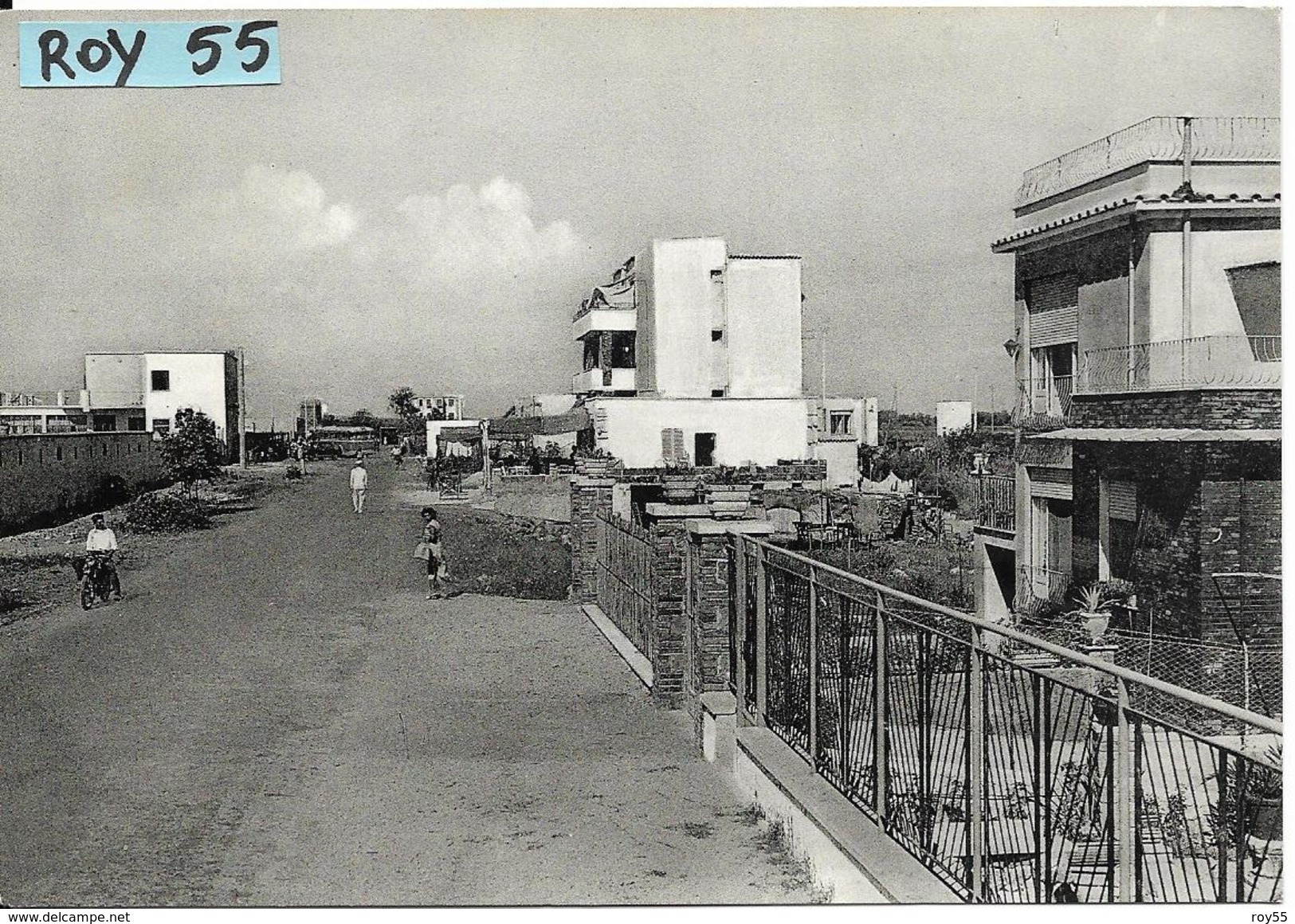 Lazio-latina-lido Di Latina Veduta Lungomare Foce Verde Anni 50 - Latina