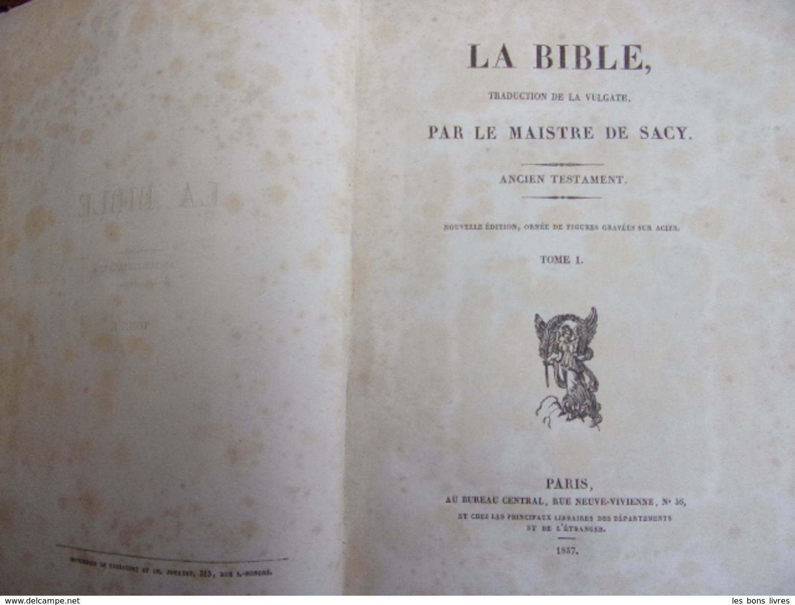 LA BIBLE Traduction De La Vulgate ( Ancien Testament )  Le Maistre De Sacy 3/3 - 1701-1800