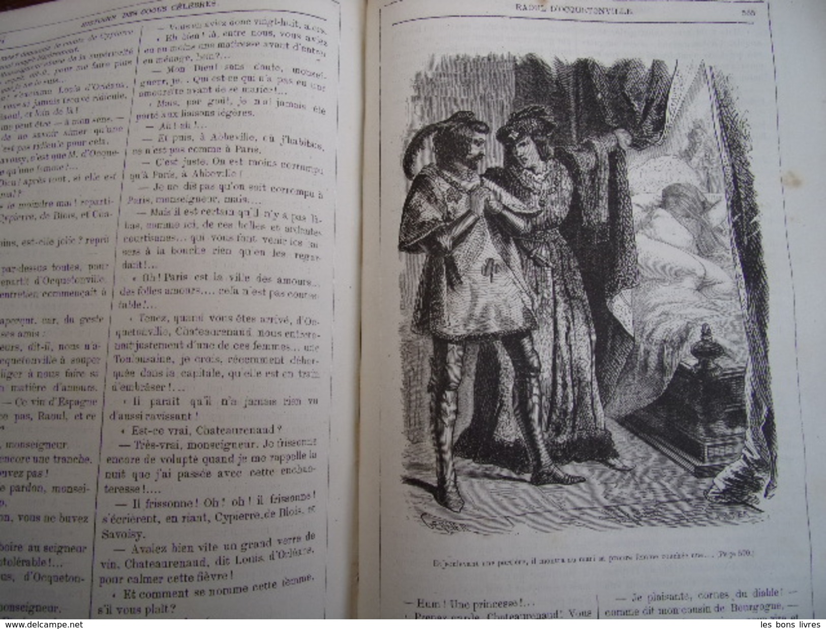 HISTOIRE DES COCUS CÉLÈBRES  H. de Kock illustré, vol in4 ( rare )