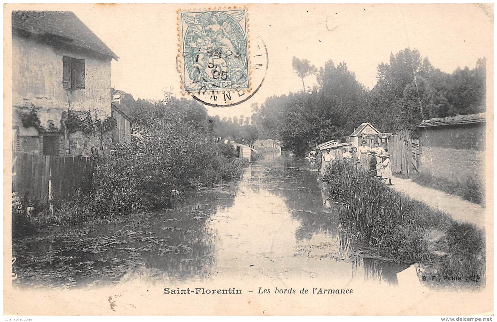 Saint Florentin       89  -    1 lot de 5 cartes . Vues diverses      (voir scan)