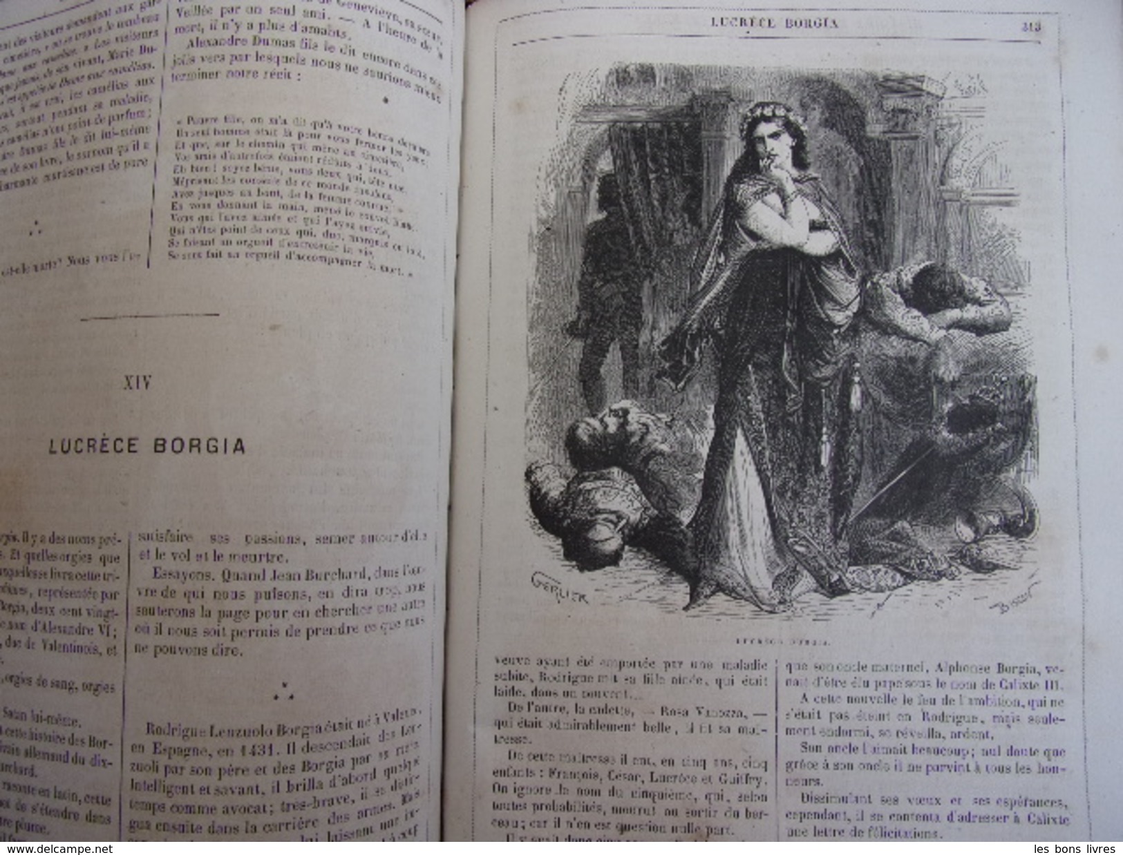 HISTOIRE DES COURTISANES CÉLÈBRES H. de Kock illustré, vol in4 ( rare )