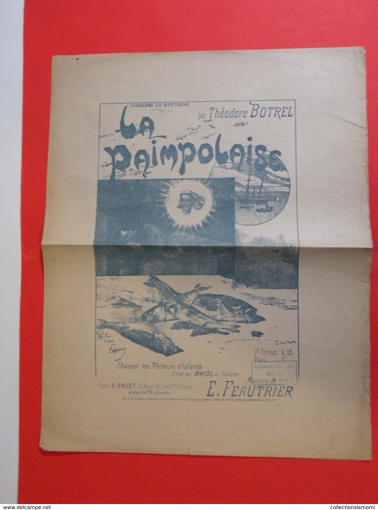 La Paimpolaise (Chansons Bretagne) (Théodore Botrel)-(Musique E. Feautrier) (Chansons Des Pêcheurs D'Islande) - Chansonniers