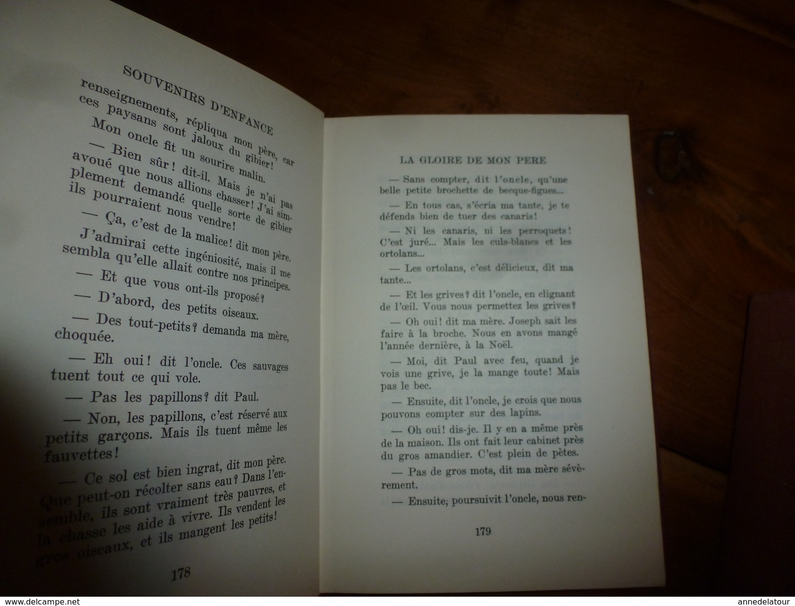 1961-62-64 : Lot de 3 livres de Marcel Pagnol ----> Manon des Sources,La Gloire de mon Père,Le Temps des Secrets.