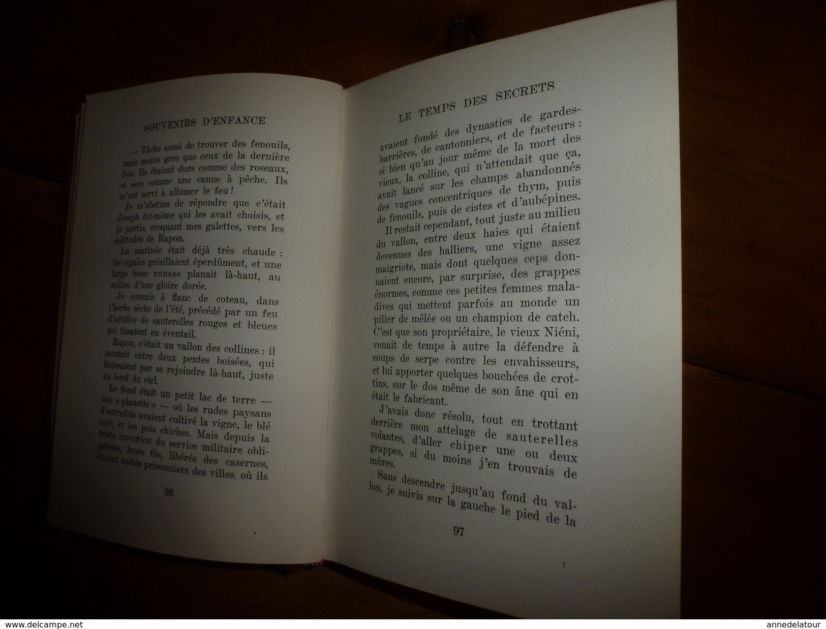 1961-62-64 : Lot de 3 livres de Marcel Pagnol ----> Manon des Sources,La Gloire de mon Père,Le Temps des Secrets.