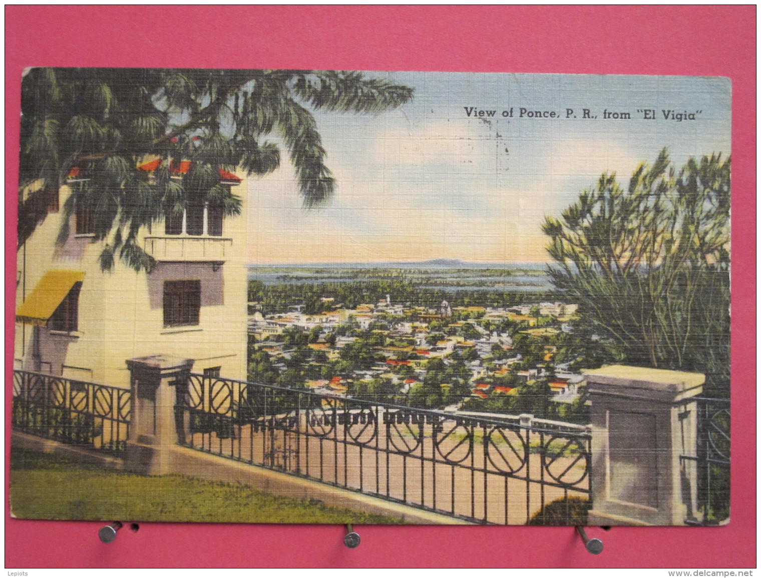 Etats-Unis - Porto Rico - View Of Ponce From "El Vigia" - 1949 - Scans Recto-verso - Autres & Non Classés