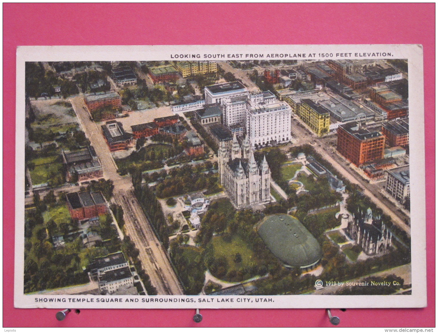 Etats-Unis - Utah - Salt Lake City - Temple Square And Surroundings - Scans Recto-verso - Salt Lake City