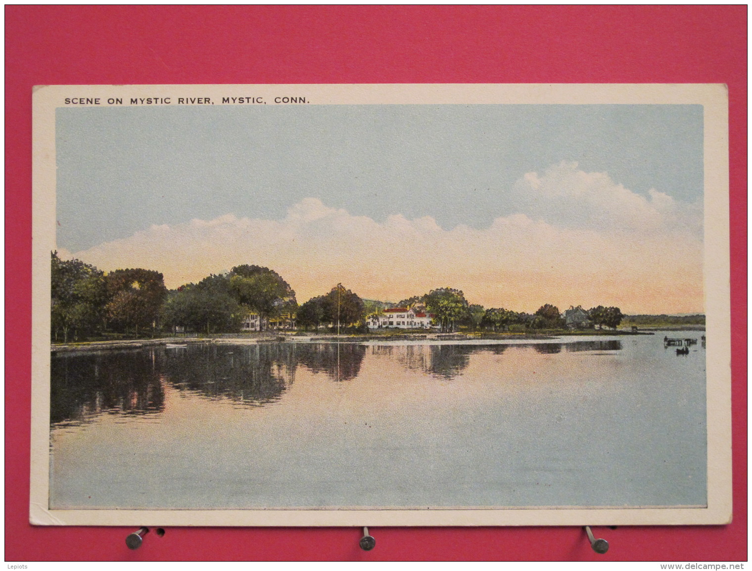 Etats-Unis - Connecticut - Scene On Mystic River - Mystic - Scans Recto-verso - Autres & Non Classés