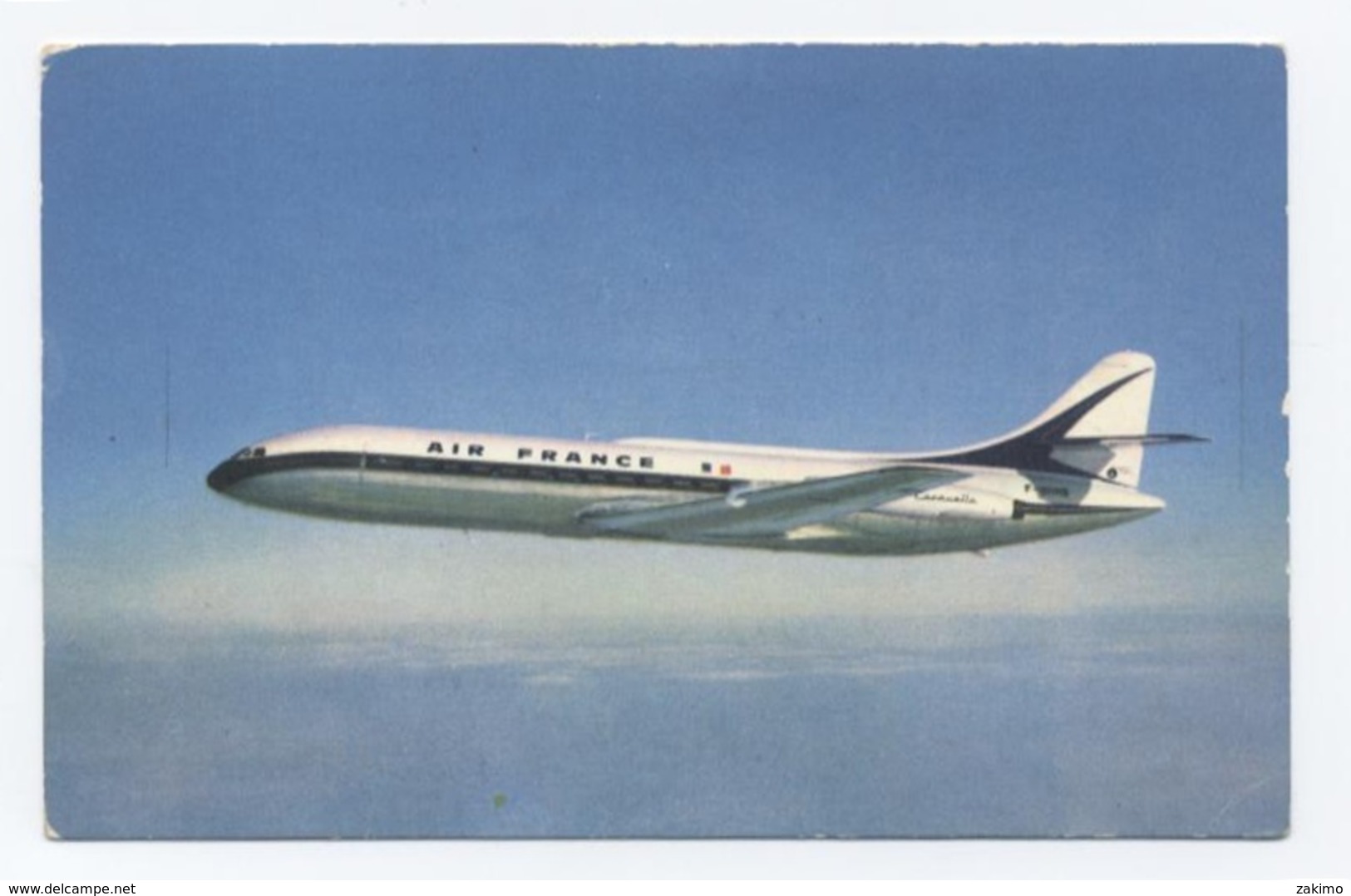 CARAVELLE  --AIR FRANCE   -RECTO/VERSO--C75 - 1946-....: Moderne