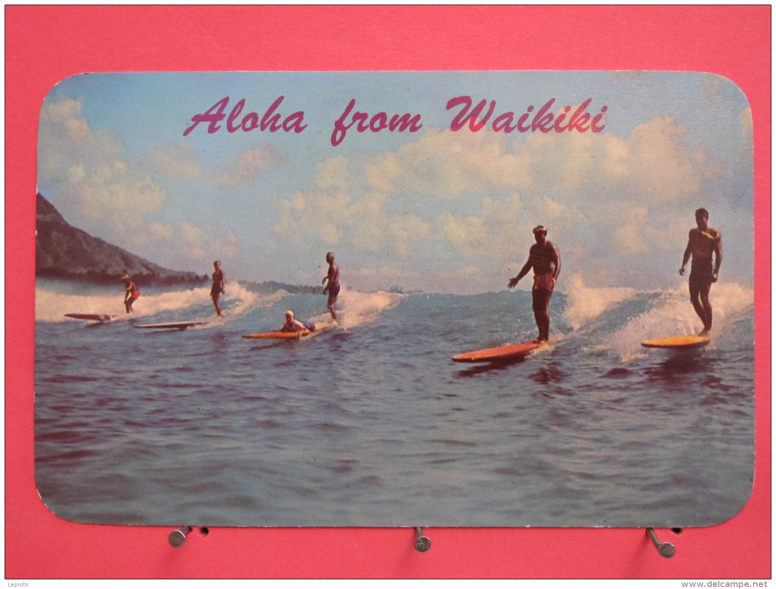 Etats-Unis - Hawaii - Aloha From Waikiki - Waikiki Surfers - Excellent état - Scans Recto-verso - Honolulu