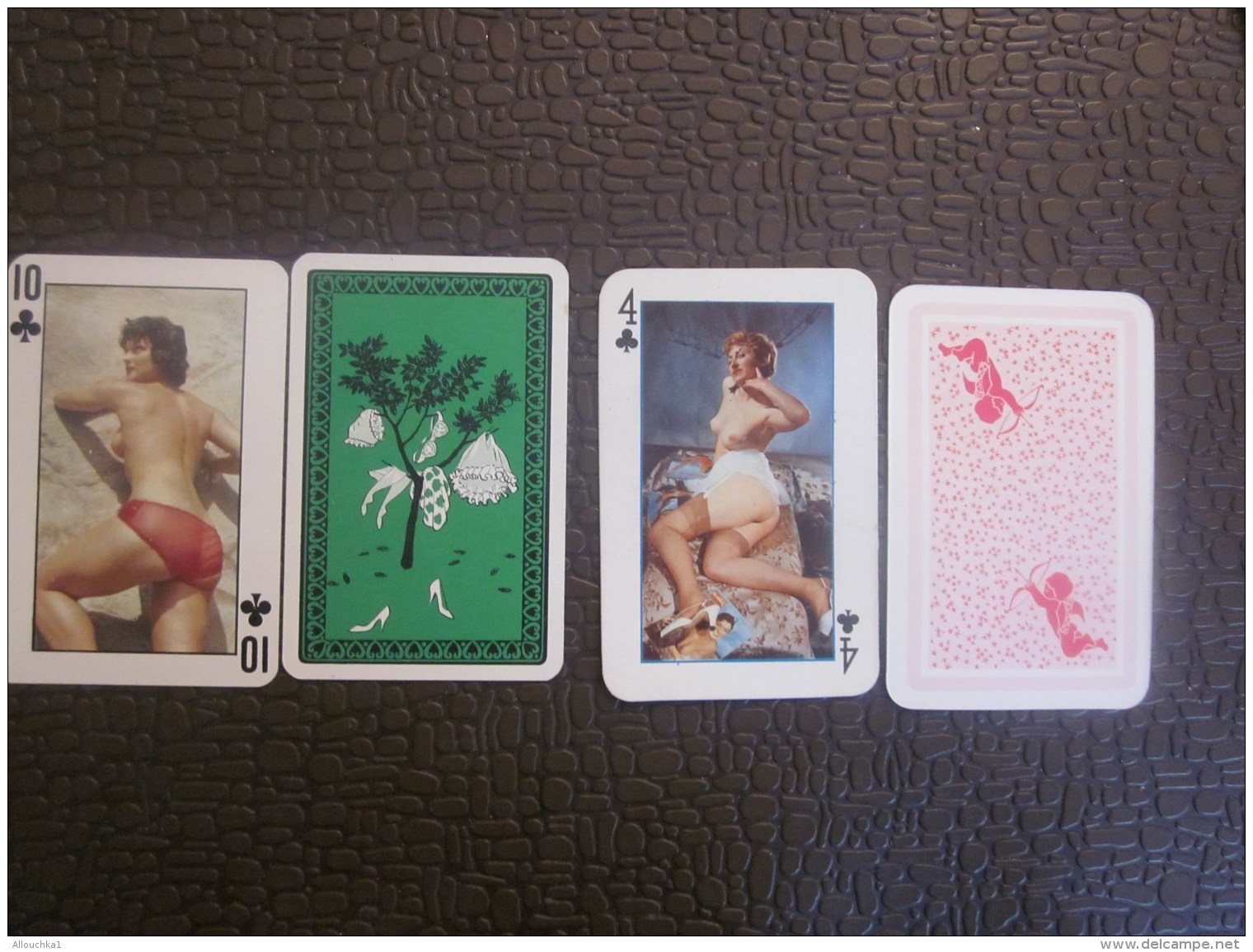 Vintage Jeu De 18 Cartes à Jouer Grivoise EROTIC - Single Swap/playing Card Erotique Erotik Spielkarte Erotico Erotiques - Playing Cards (classic)