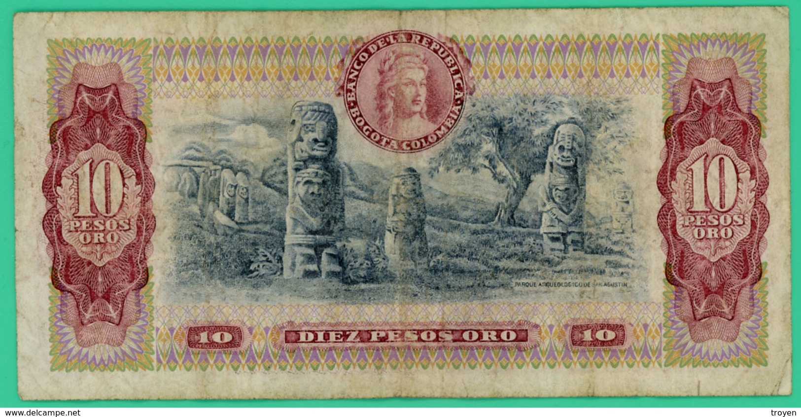10 Pesos - Colombie - 1979 - N° 57643328 - TTB - - Colombie