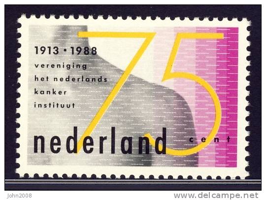 Niederlande / Netherlands 1988 : Mi 1342 *** - Kankerinstituut - Nuevos