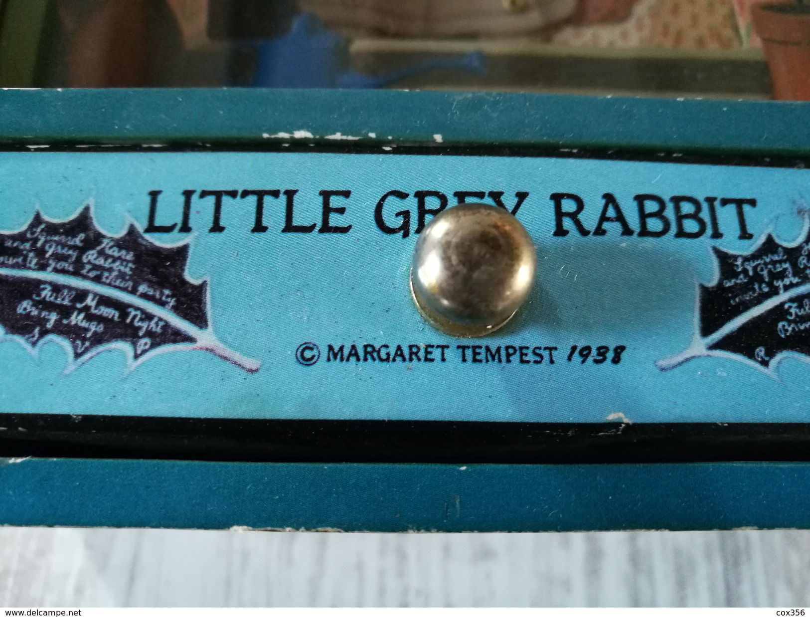 Automate LITTLE GREY RABBIT Lapin Dansant  - Boite à Musique MARGARET TEMPEST 1938 - Toy Memorabilia