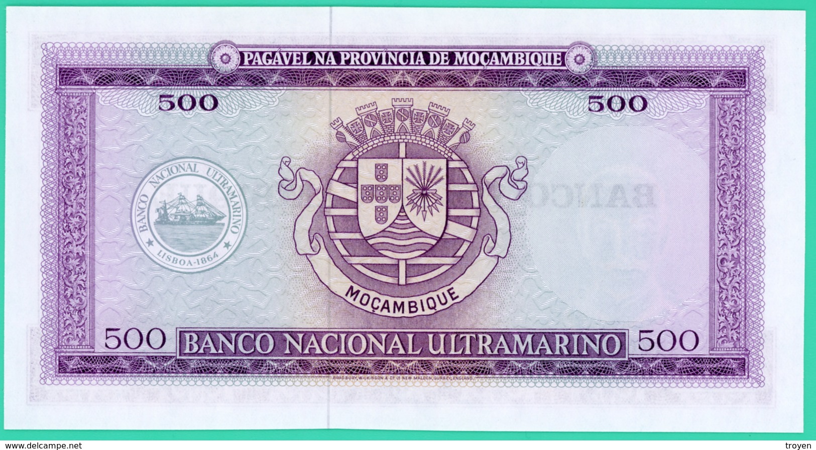 500 Escudos - Mozambique - 1967 - N° 4766050 - Neuf - - Mozambique