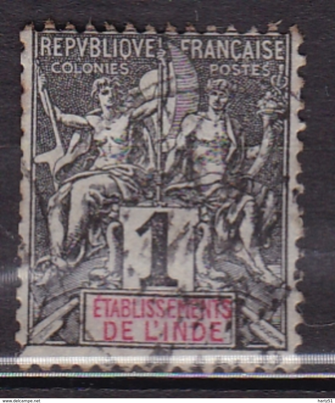 Inde N° 1 Oblitéré - Used Stamps