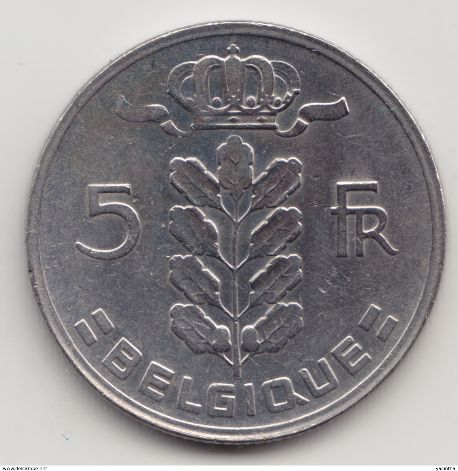 @Y@    België   5 Franc  1962   (4499) - Non Classés