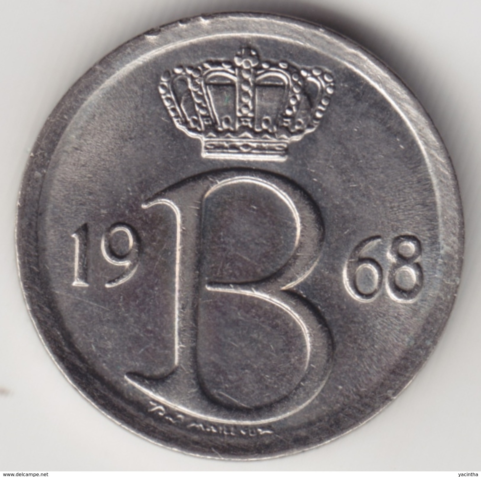 @Y@    België   25 Cent   1968   (4502) - Non Classés