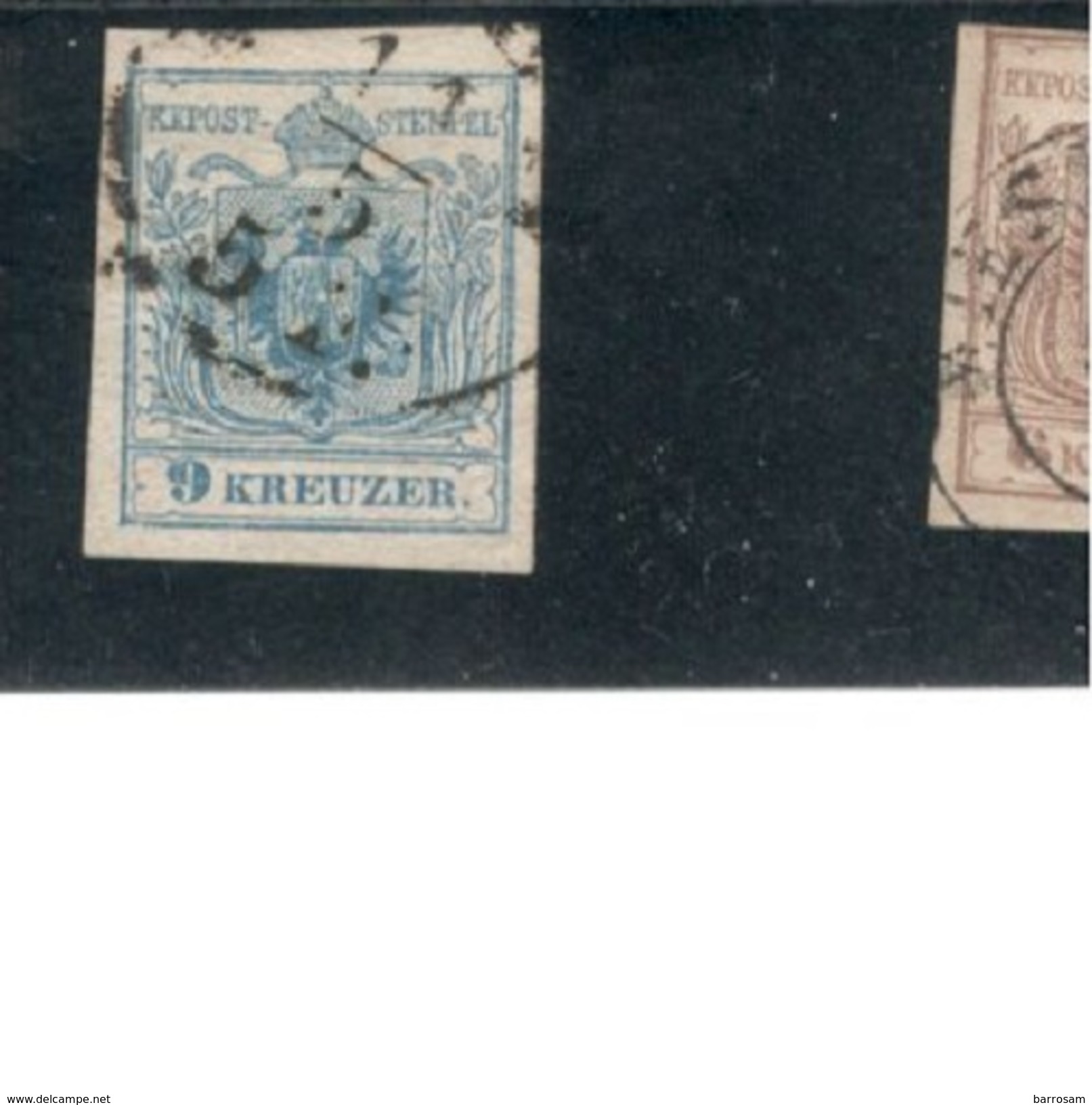 Austria1850:Michel5X Type II - Gebraucht