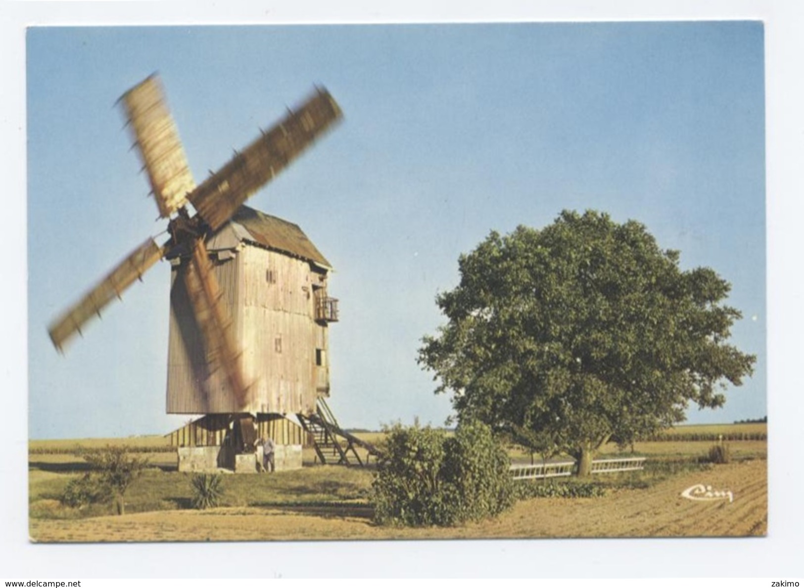 28-MOUTIERS EN BEAUCE --( LE MOULIN A VENT )  -- RECTO/VERSO-C75 - Autres & Non Classés