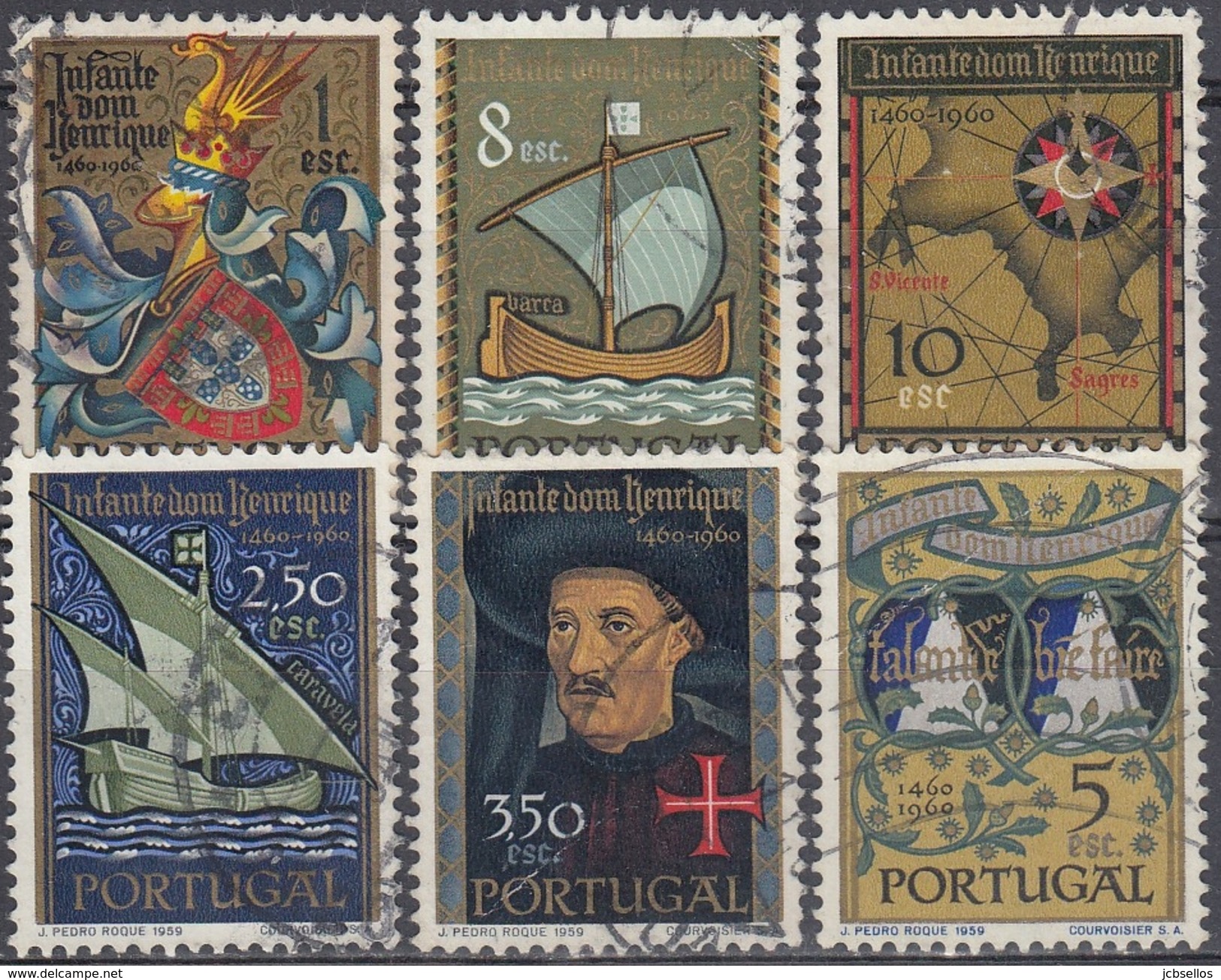 PORTUGAL 1960 Nº 873/78 USADO - Oblitérés