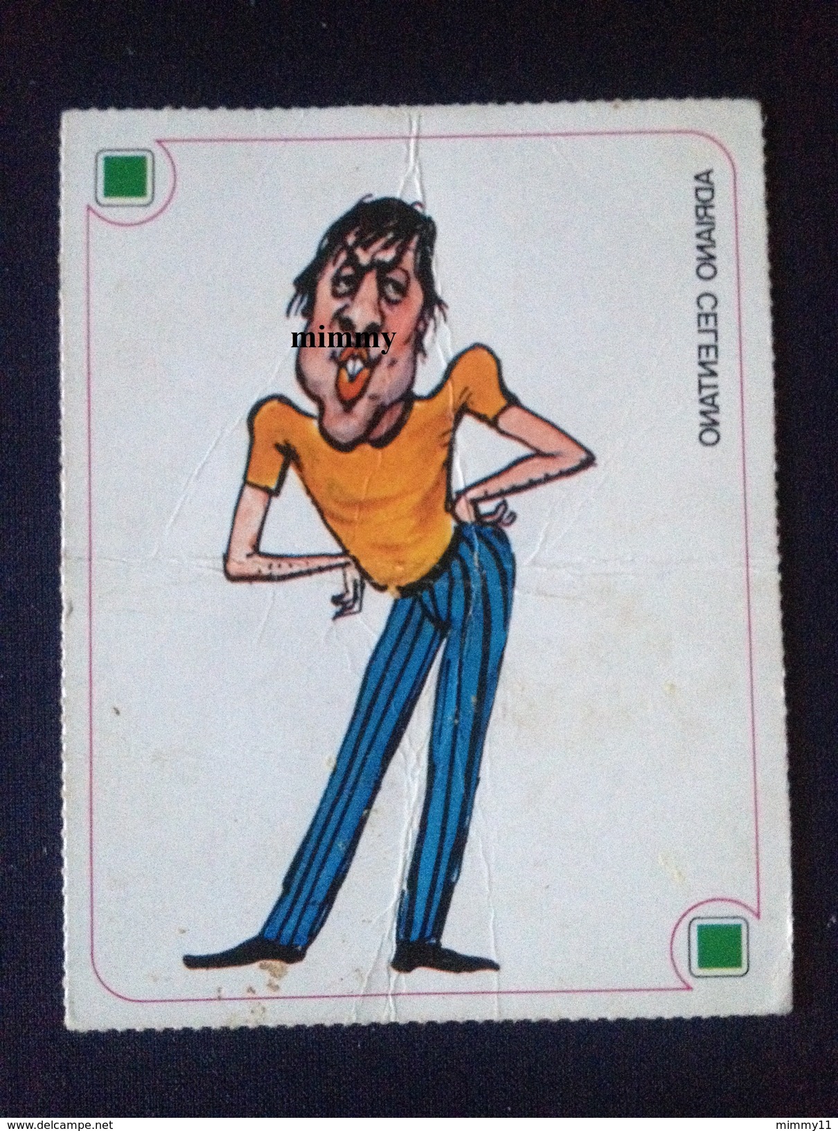 CARICATURE Personaggi Famosi - Stampate Su Cartoncini - Adriano Celentano - Altri & Non Classificati