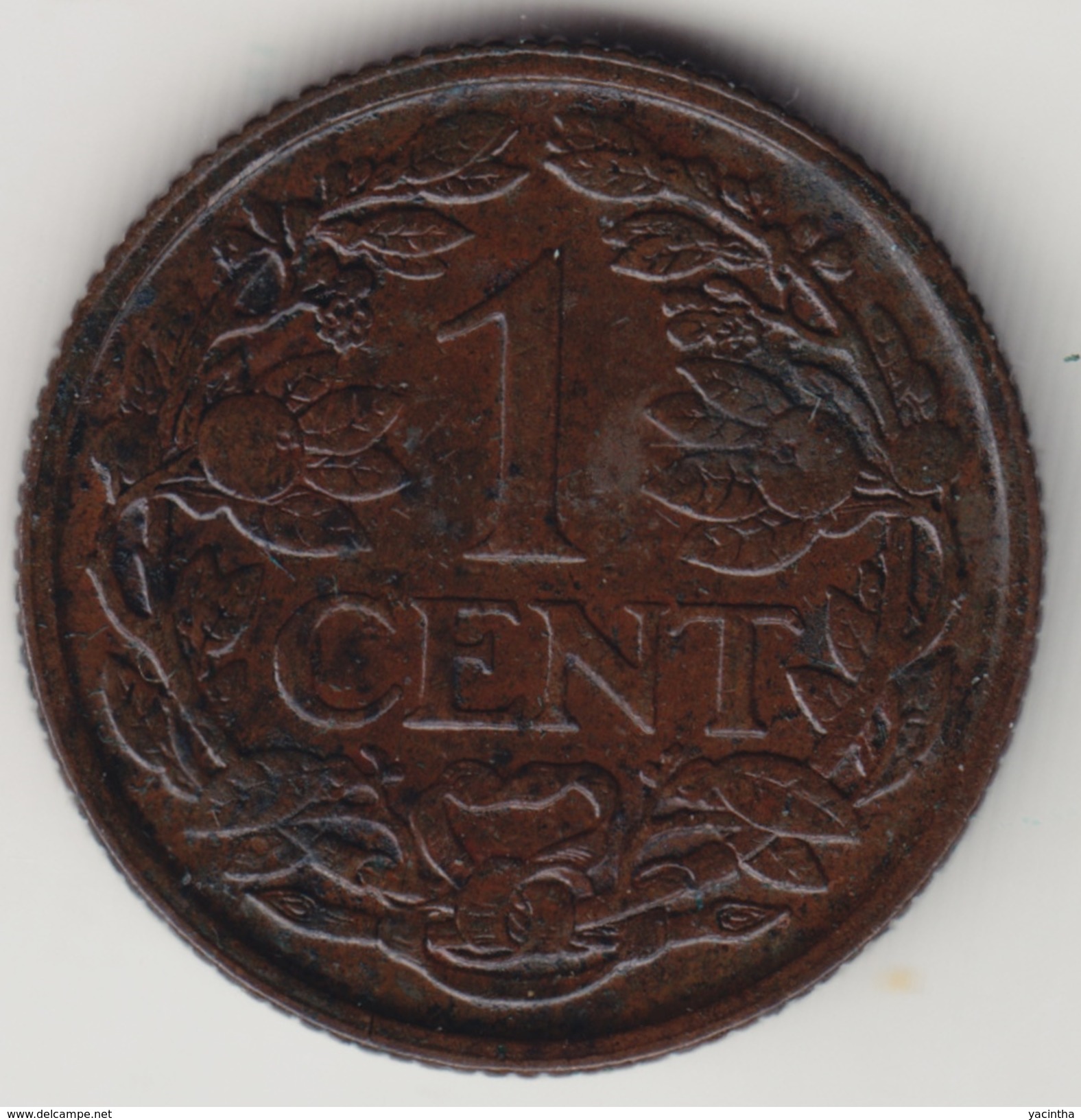 @Y@    Nederland   1  Cent   1937    (4521) - 1 Centavos