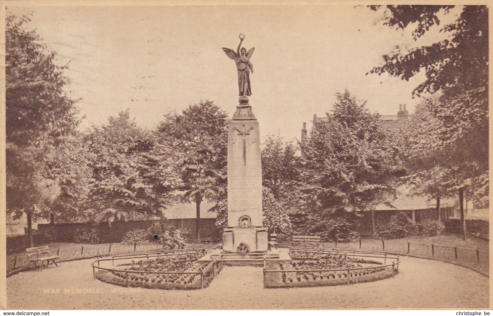 Old Postcard, War Memorial Woking (pk33102) - Surrey