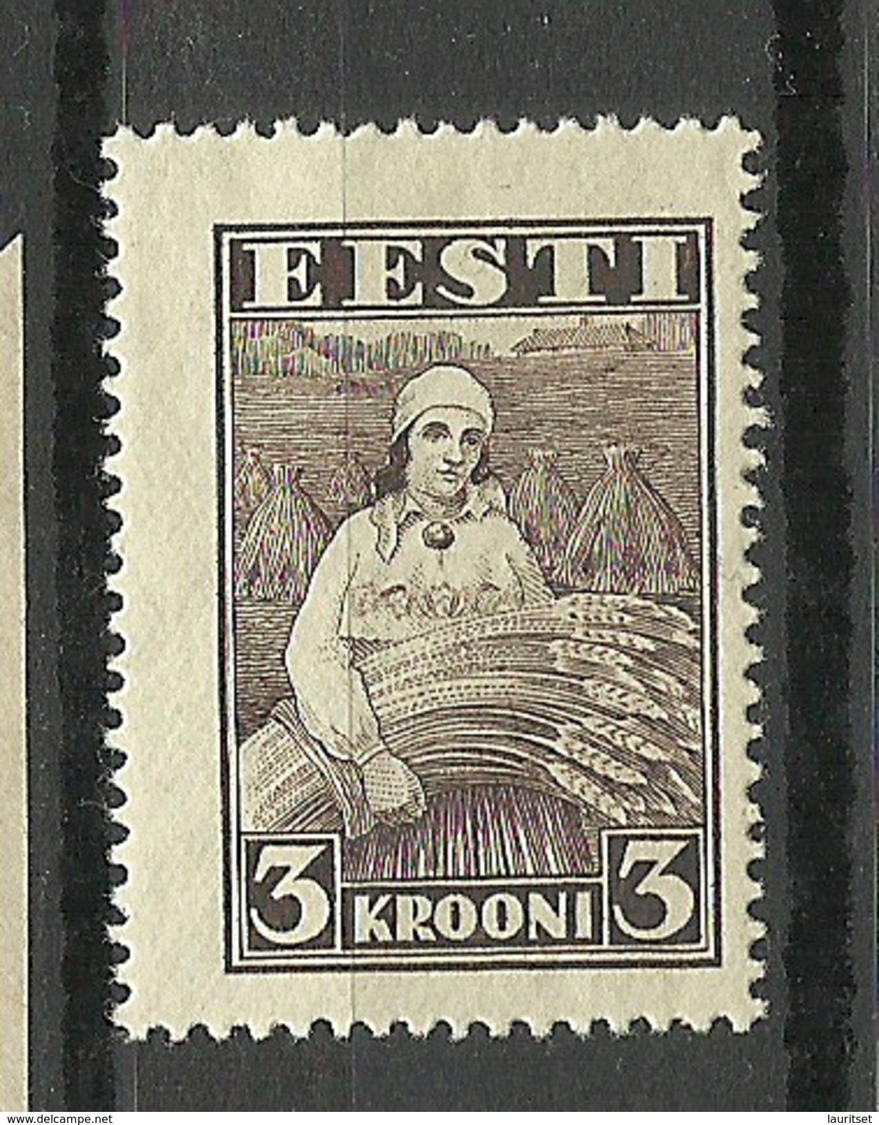 ESTLAND ESTONIA Estonie 1935 Harvesting Landarbeit Ernte Michel 108 * - Sonstige & Ohne Zuordnung