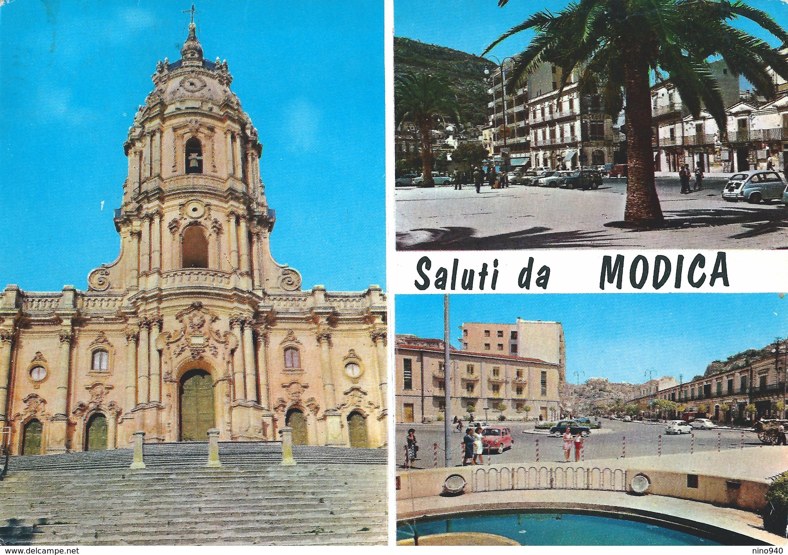 SALUTI DA MODICA (AG)- VEDUTINE - F/G - V. 1965 - Modica