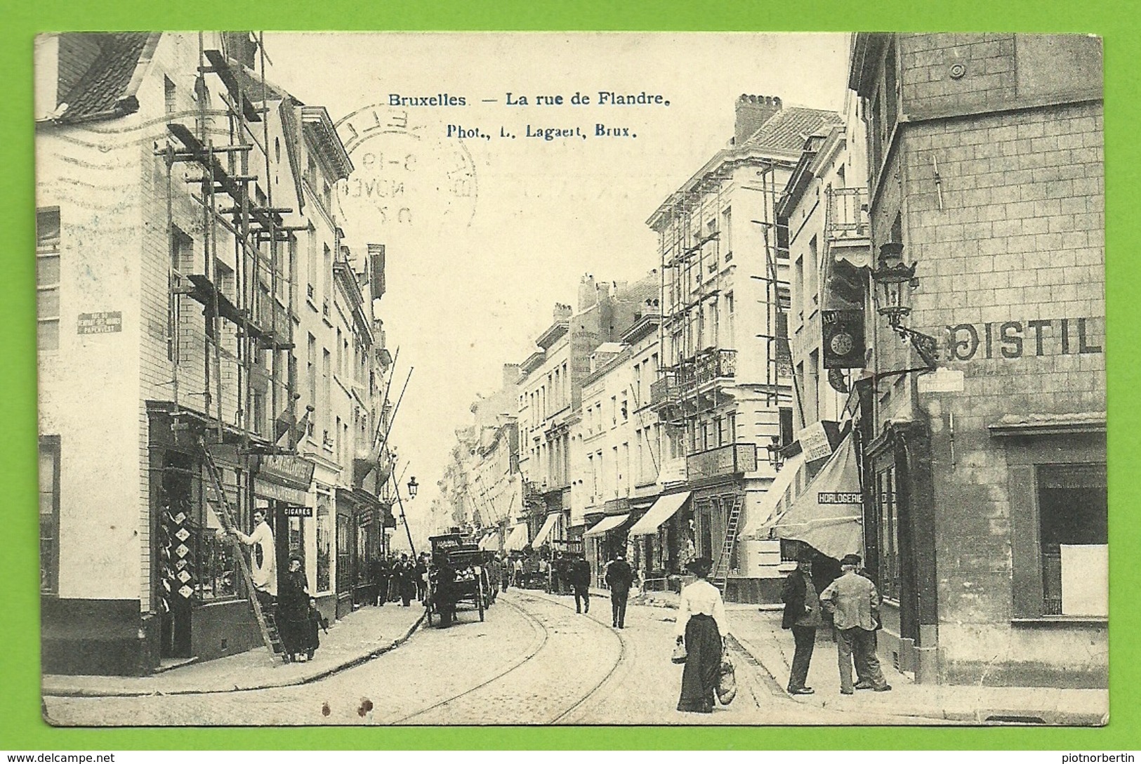 BRUXELLES - RUE DE LA FLANDRE  (1907) (bl T) - Brussel (Stad)