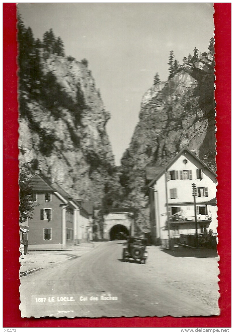 PRQ-07 Le Locle . Col Des Mosses, Traction Avant. Douane.  Circulé. - Le Locle