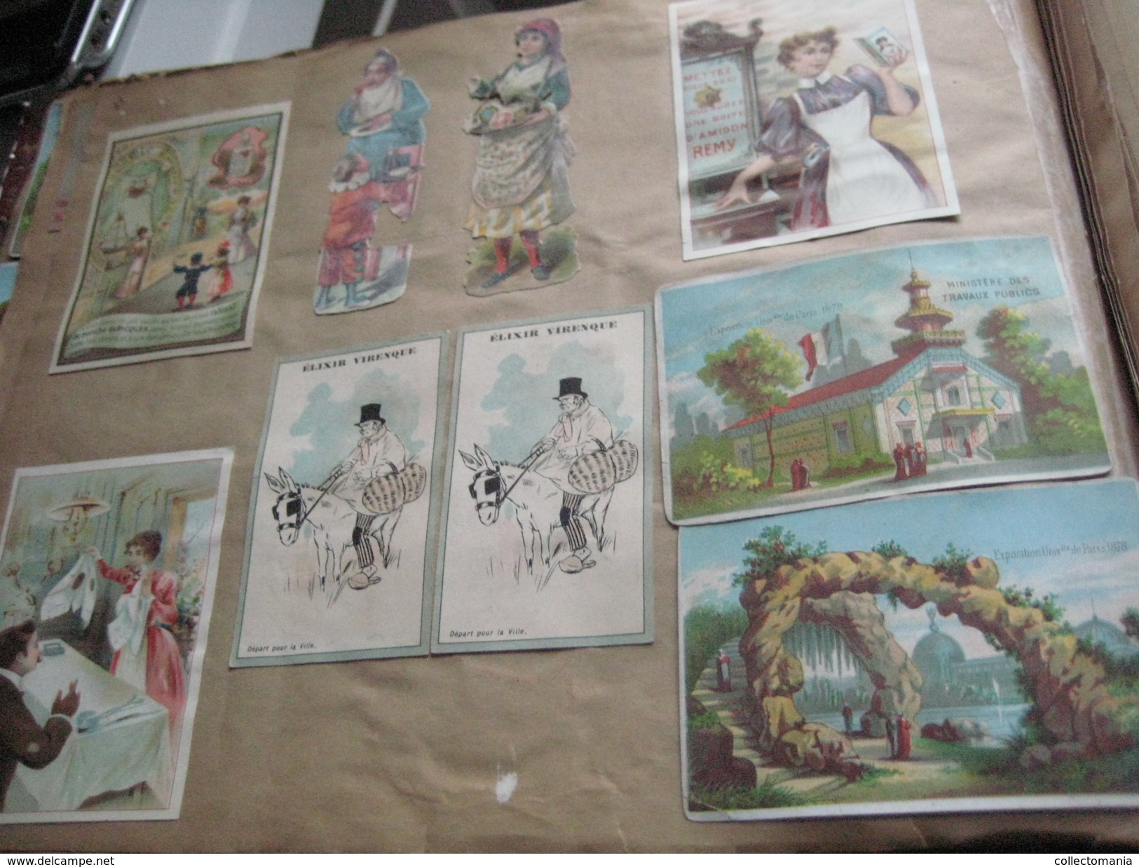 eAlbum around 1890, 100rds litho advertising cards, some compl. sets, hundreds of trade cards : Hunley & Palmer, Suchard