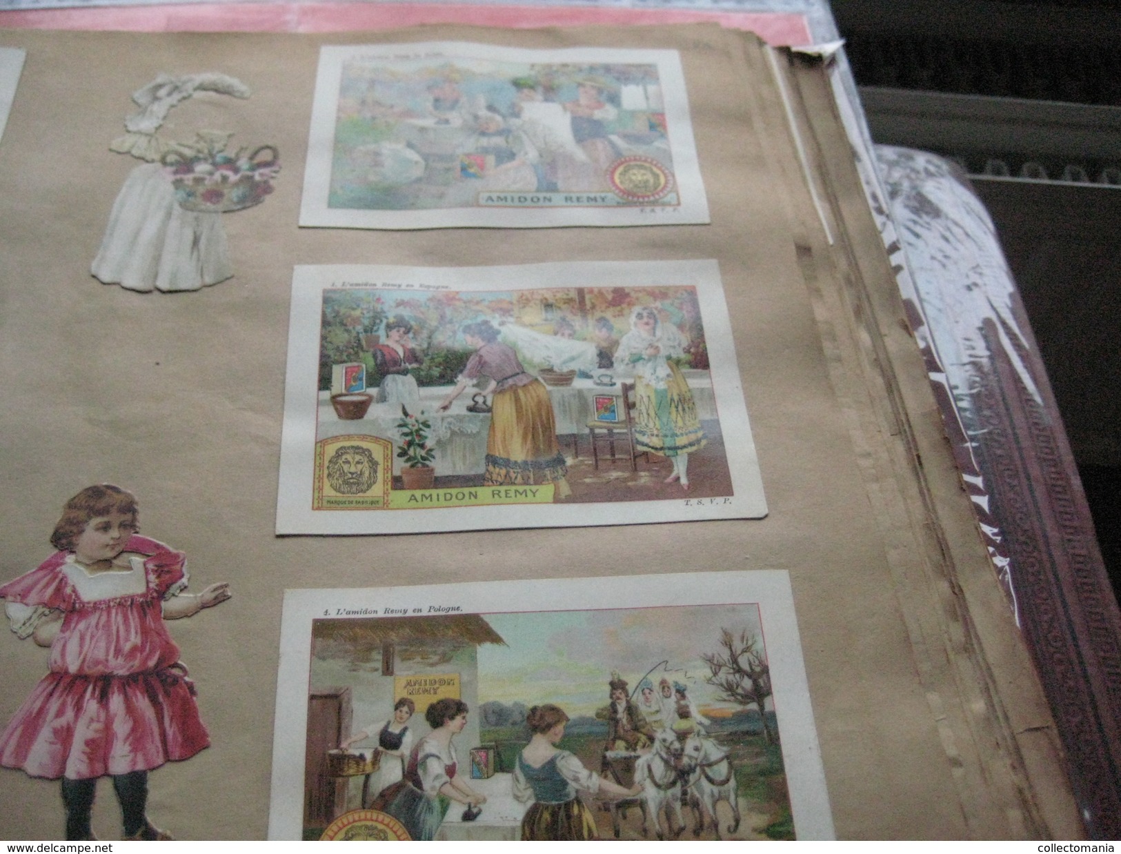 eAlbum around 1890, 100rds litho advertising cards, some compl. sets, hundreds of trade cards : Hunley & Palmer, Suchard