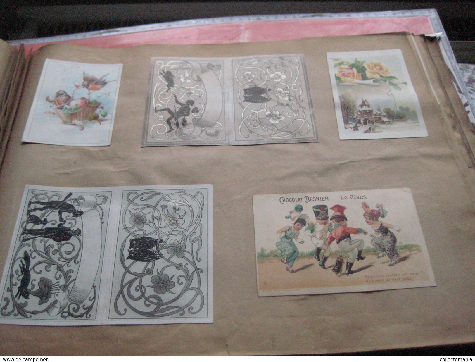 eAlbum around 1890, 100rds litho advertising cards, some compl. sets, hundreds of trade cards : Hunley & Palmer, Suchard