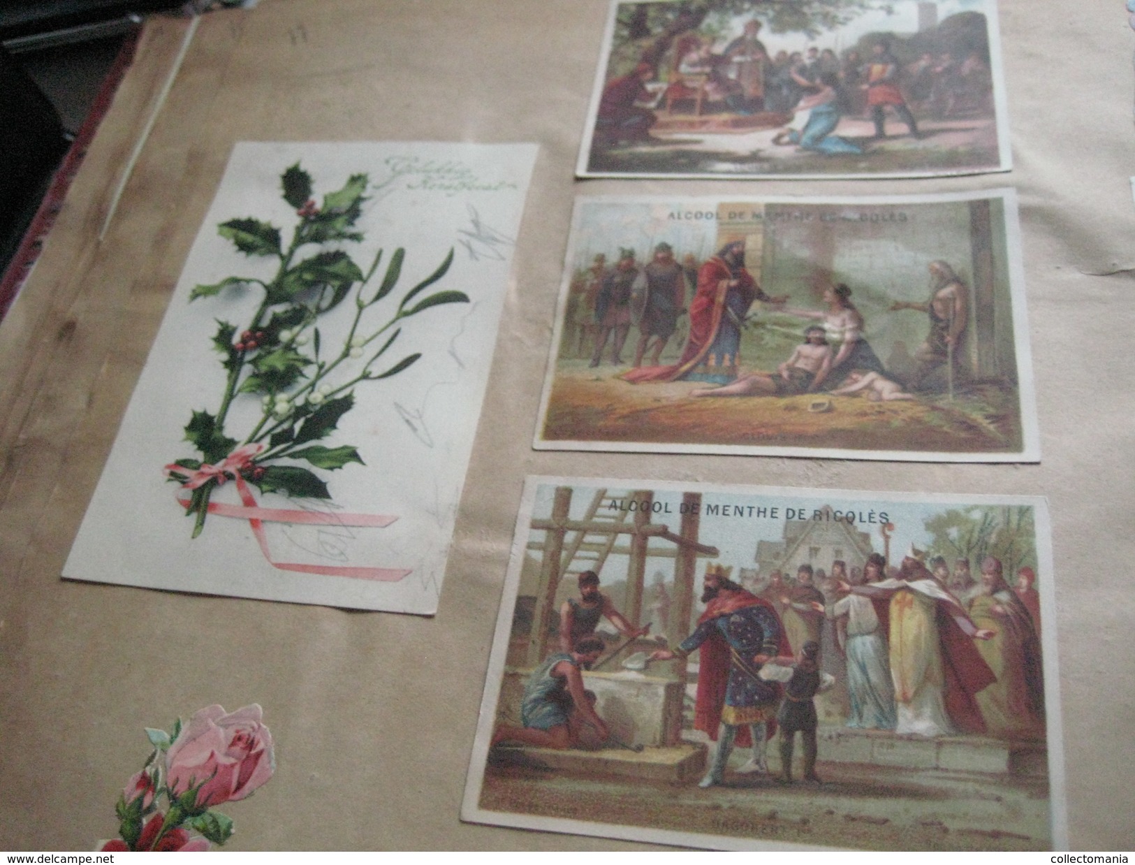 eAlbum around 1890, 100rds litho advertising cards, some compl. sets, hundreds of trade cards : Hunley & Palmer, Suchard