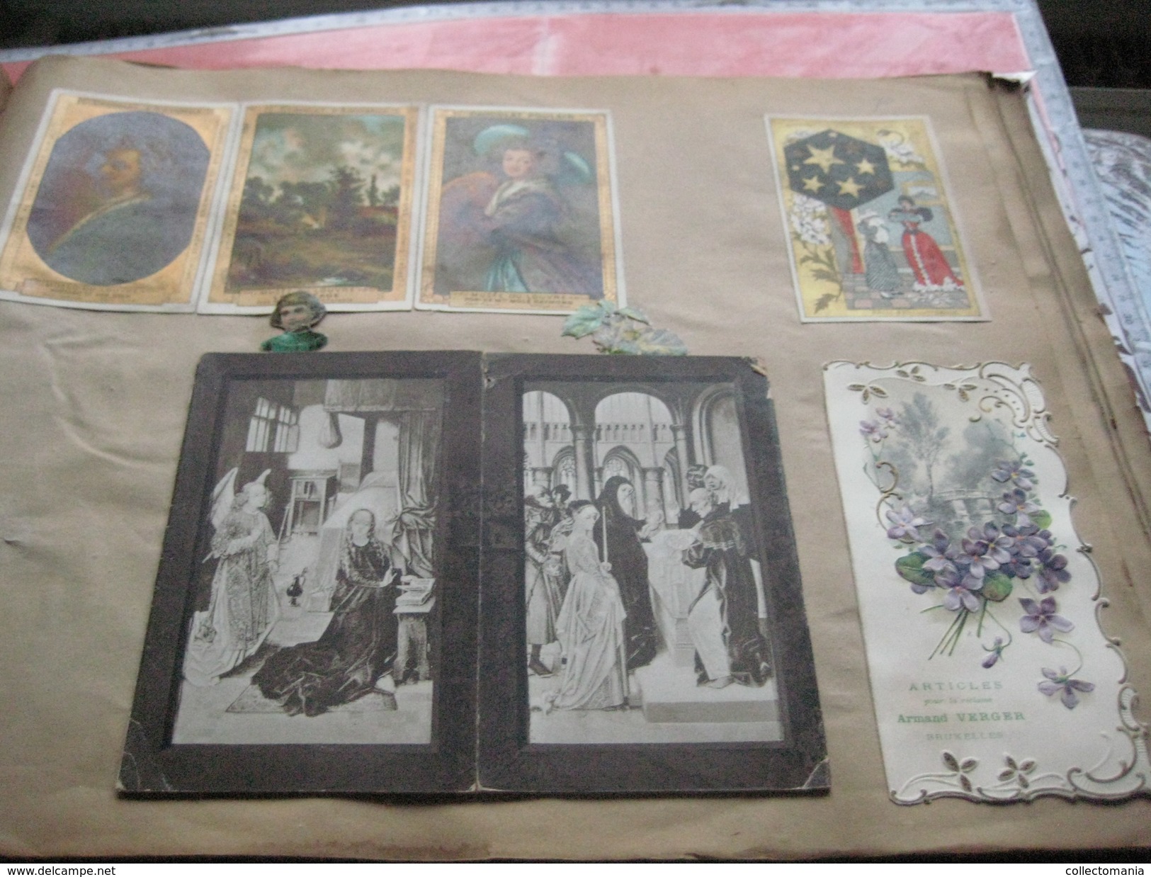 eAlbum around 1890, 100rds litho advertising cards, some compl. sets, hundreds of trade cards : Hunley & Palmer, Suchard