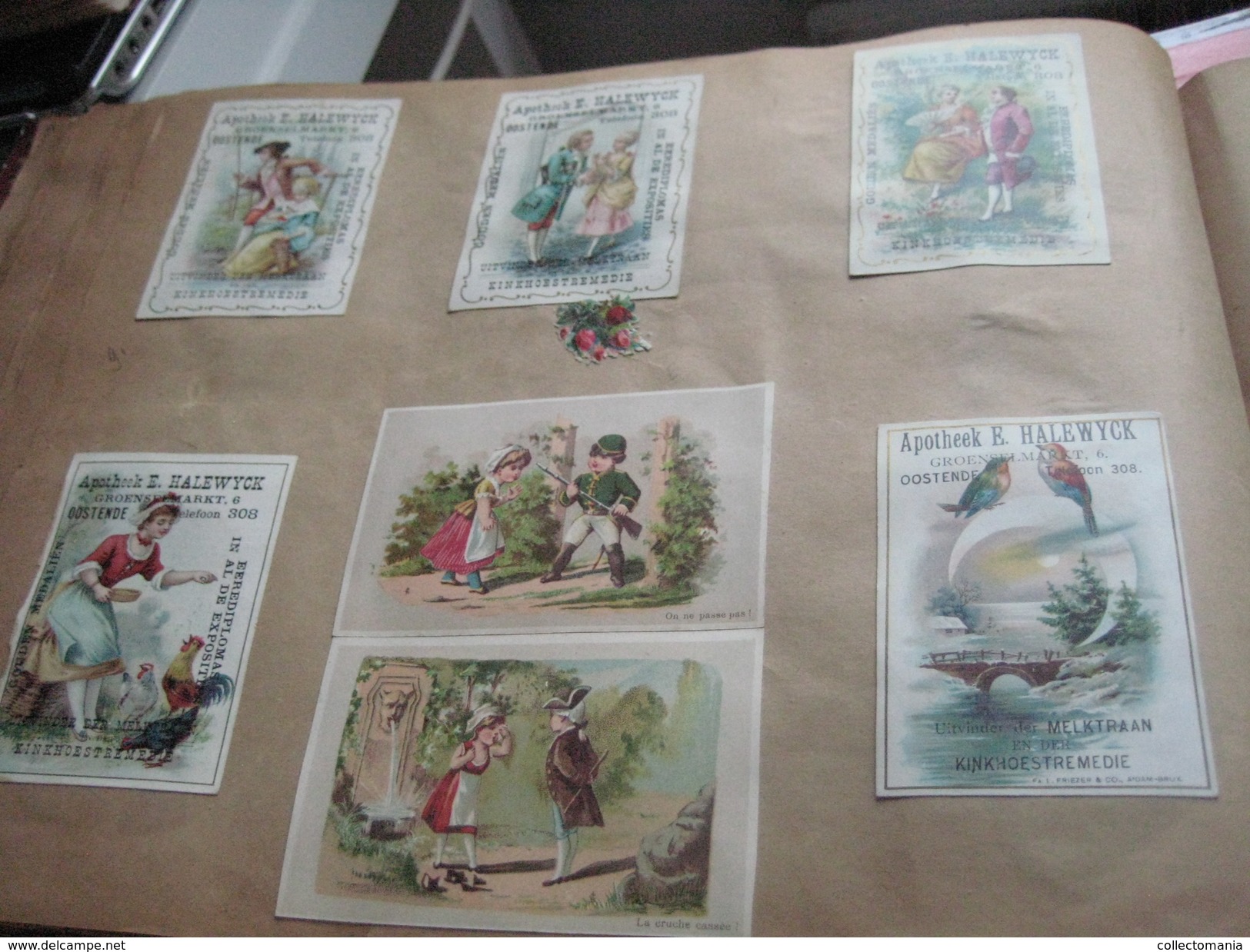 eAlbum around 1890, 100rds litho advertising cards, some compl. sets, hundreds of trade cards : Hunley & Palmer, Suchard