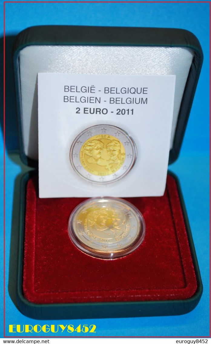 BELGIE - 2 € 2011 PROOF - 100 JAAR VROUWENDAG - Belgique