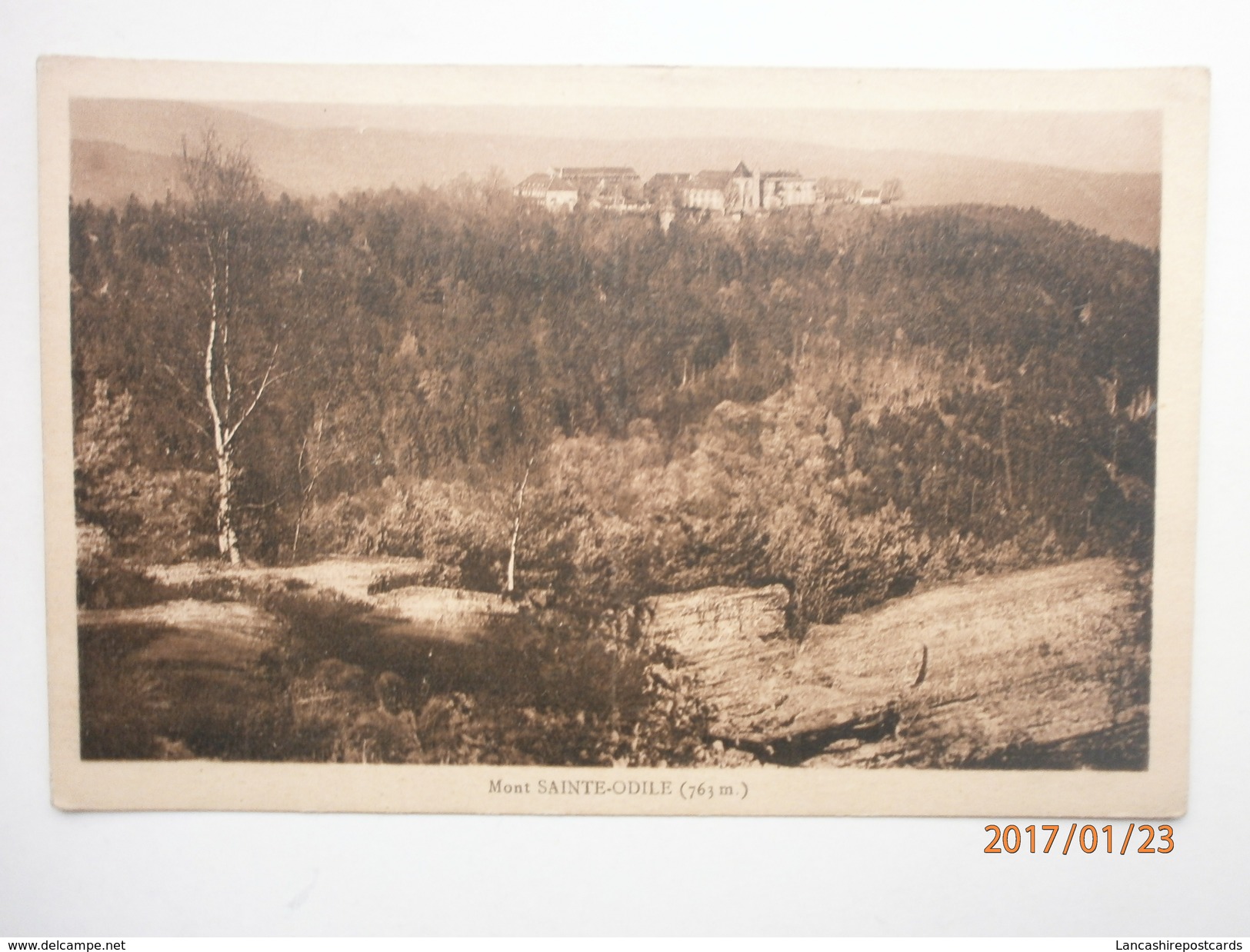 Postcard Mont Sainte Odile Nr Barr & Monastery Convent Hohenburg Abbey Vosges Mountains Alsace My Ref B1680 - Other & Unclassified