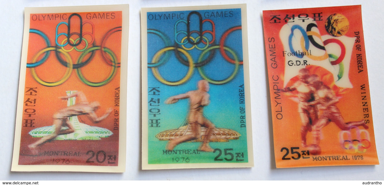 10 Cartes 3D JO MONTREAL 1976 Judo Hector Rodriguez Haltérophilie Lutte Disque Escrime Jeux Olympiques - Trading Cards