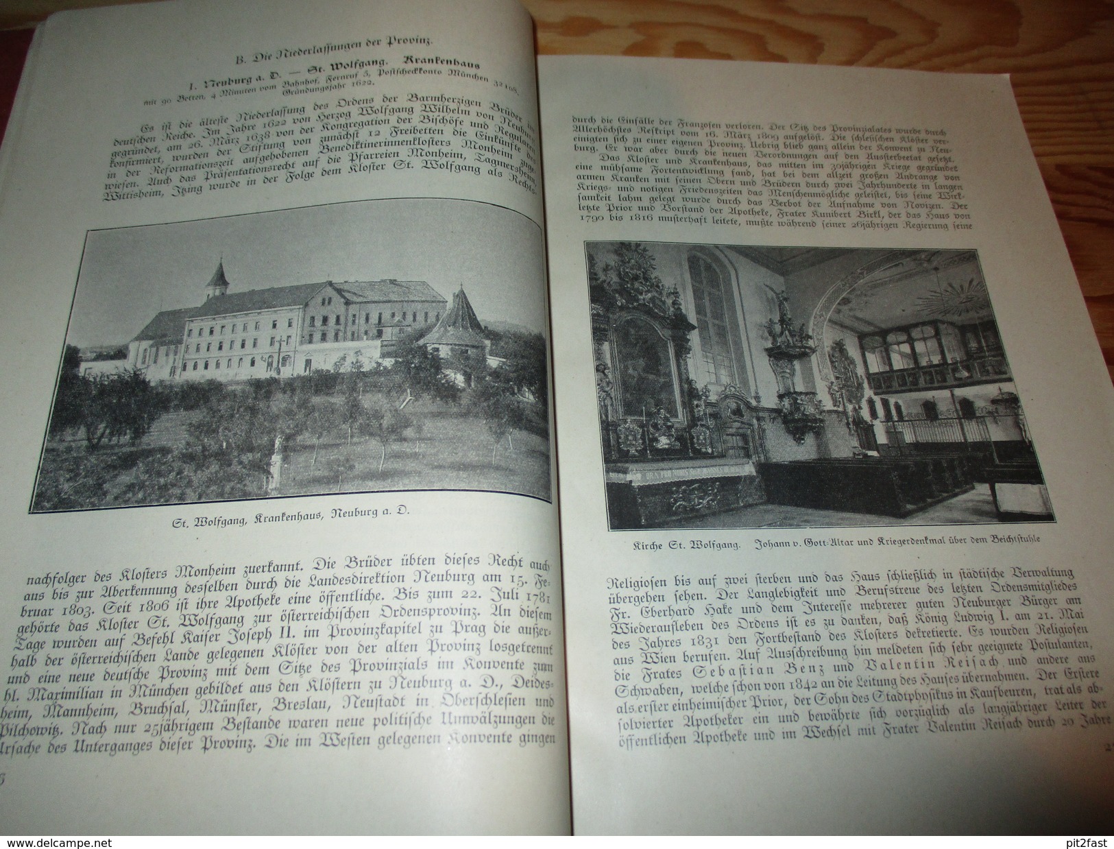 300 jähriges Jubiläum des Ordens in Bayern , 1930 , Neuburg a.D. , Kirche , Straubing , Wörishofen , Gremsdorf , Kostenz