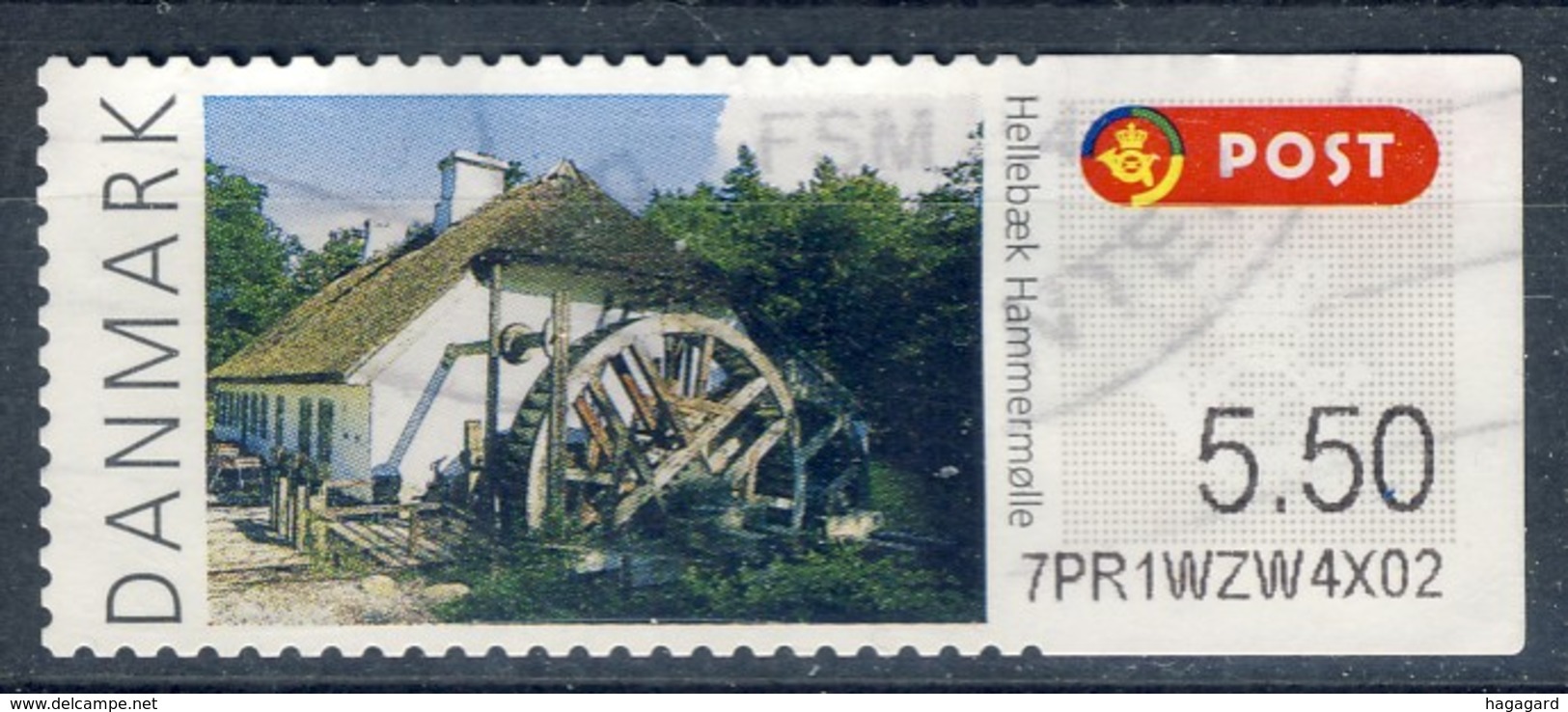 #K3307. Denmark 2009. ATM. Water Mill. Michel 48. Used - Automatenmarken [ATM]