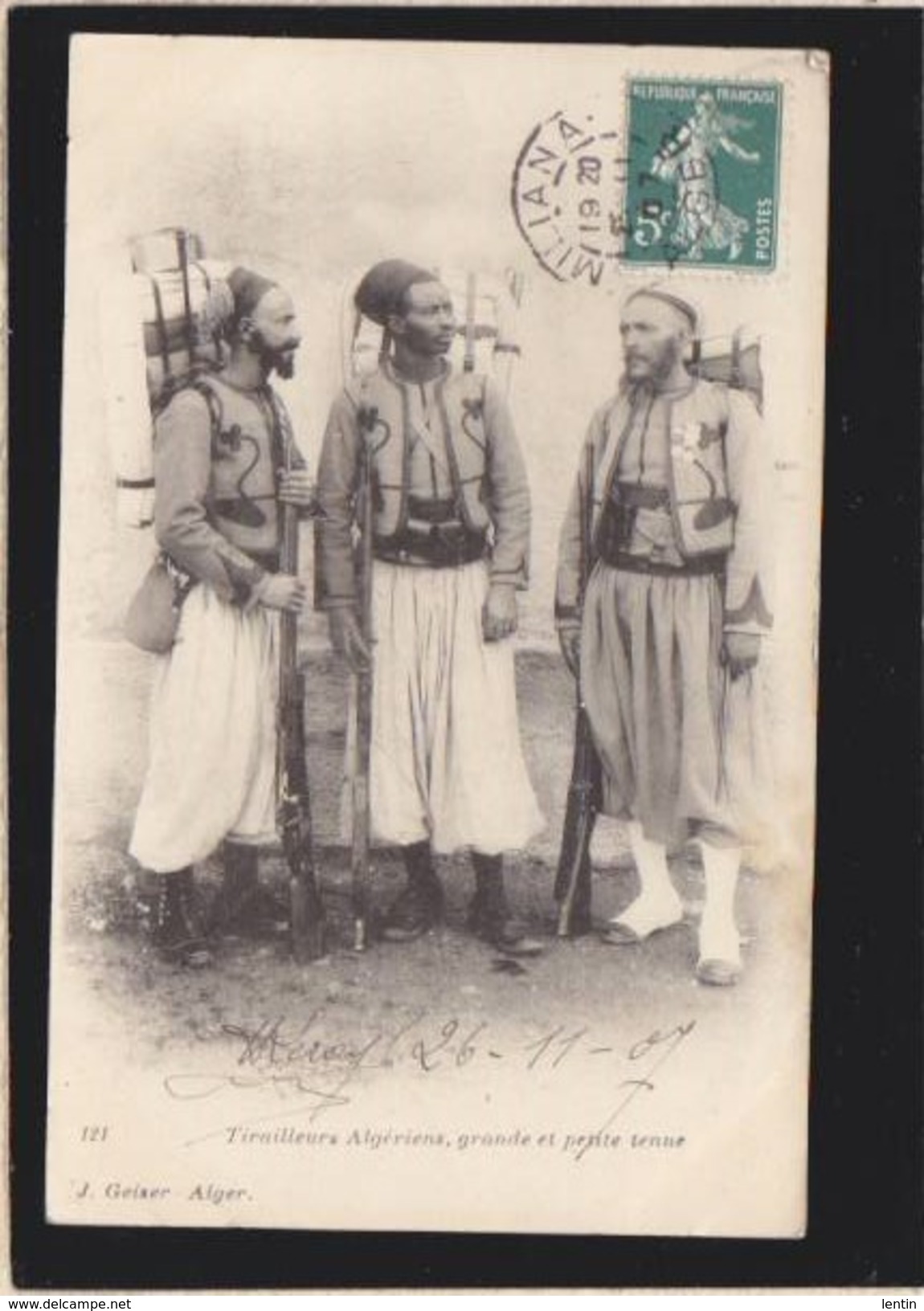 Algerie - Militaire - Tirailleurs Algeriens , Grande Et Petite Tenue - Other & Unclassified