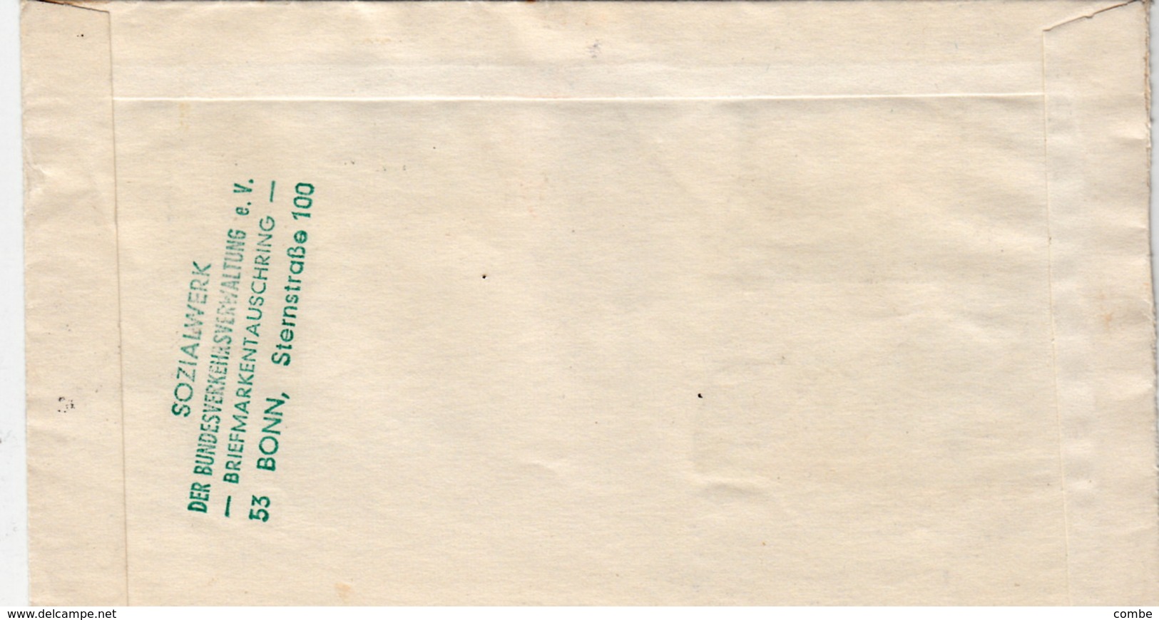 COVER LETTRE ALLEMAGNE 1965 TRAIN RECOMMANDE BONN POUR HEPPENHEIM - Trains